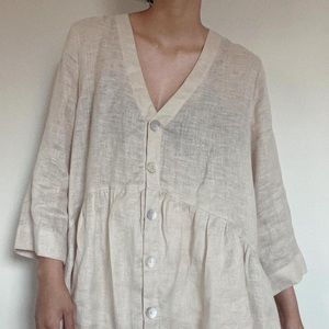 Rachel Zoe linen blouse